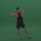 green screen bodybuilder