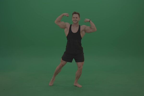 Green screen video footage