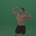green screen sport man