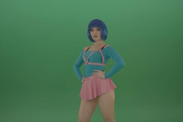 Green-Screen-Posing-Models-Girls-Video-Footage-4K-Layer-16