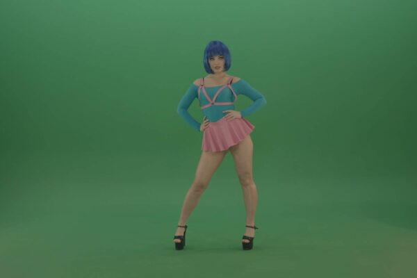 Green-Screen-Posing-Models-Girls-Video-Footage-4K-Layer-17