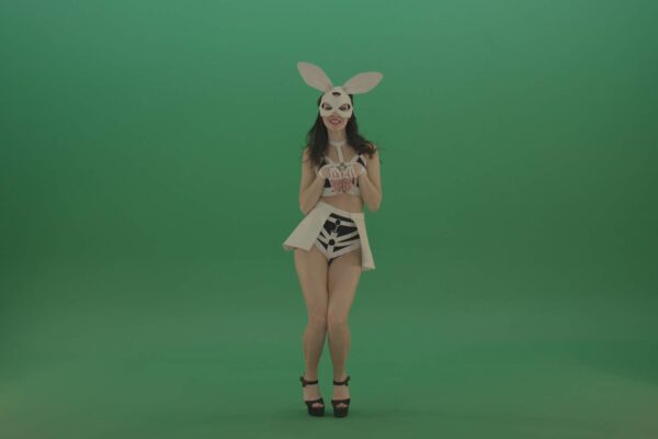 Dancing-Girl-in-Rabbit-bunny-costume-on-Green-Screen-Video-Footage-Pack-4K-Layer-7