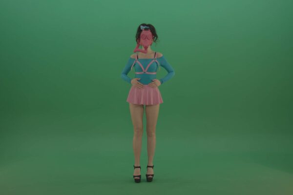 Dancing-go-go-girls-in-mask-on-Green-Screen-Video-Footage-4K-Layer-2
