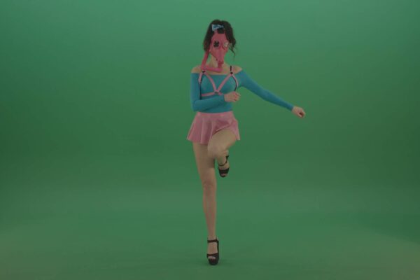 Dancing-go-go-girls-in-mask-on-Green-Screen-Video-Footage-4K-Layer-5