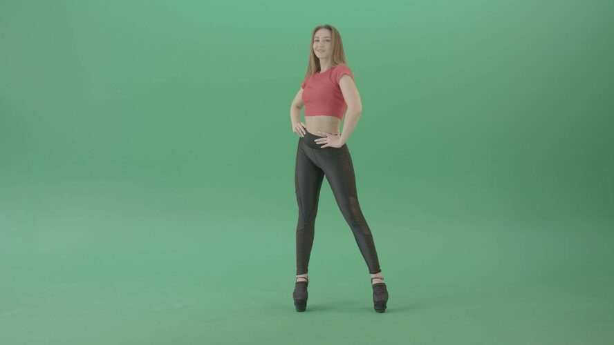 Exotic-Dance-Woman-Green-Screen-Video-Footage