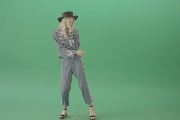 Girl-in-military-form-marching-dancing-on-Green-Screen-Video-Footage-4K-Layer-4