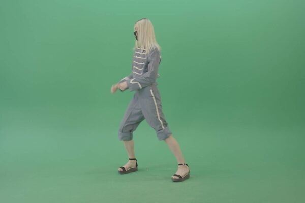Girl-in-military-form-marching-dancing-on-Green-Screen-Video-Footage-4K-Layer-6