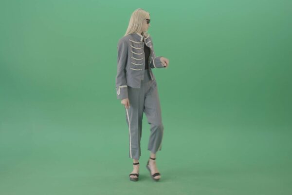 Girl-in-military-form-marching-dancing-on-Green-Screen-Video-Footage-4K-Layer-7