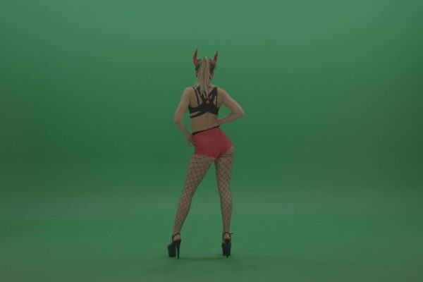 Girl-in-red-devil-mask-dancing-go-go-on--Green-Screen-Video-Footage-4K-Layer-7
