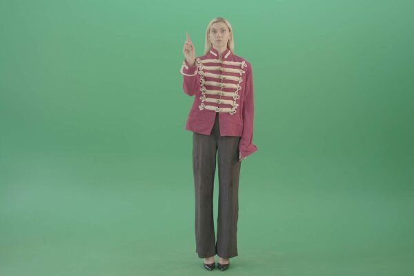 Girl-working-with-virtual-touch-screen-on-Green-Screen-Video-Footage-4K-Layer-8