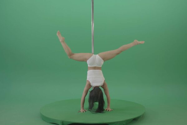 Pole-Dance-Strip-Girl-in-white-on-Green-Screen-Video-Footage-4K-Layer-8
