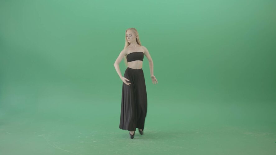 Red-Ballet-Woman-Green-Screen-Video-Footage-4K