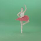 Ballet Dancing Girl Green Screen Video Footage