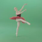 Ballet Dancing Girl Green Screen Video Footage
