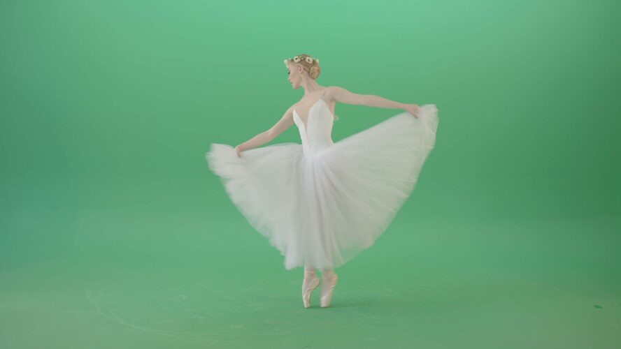 White-Ballet-Dancing-Ballerina-Girl-on-Green-Screen-Video-Footage