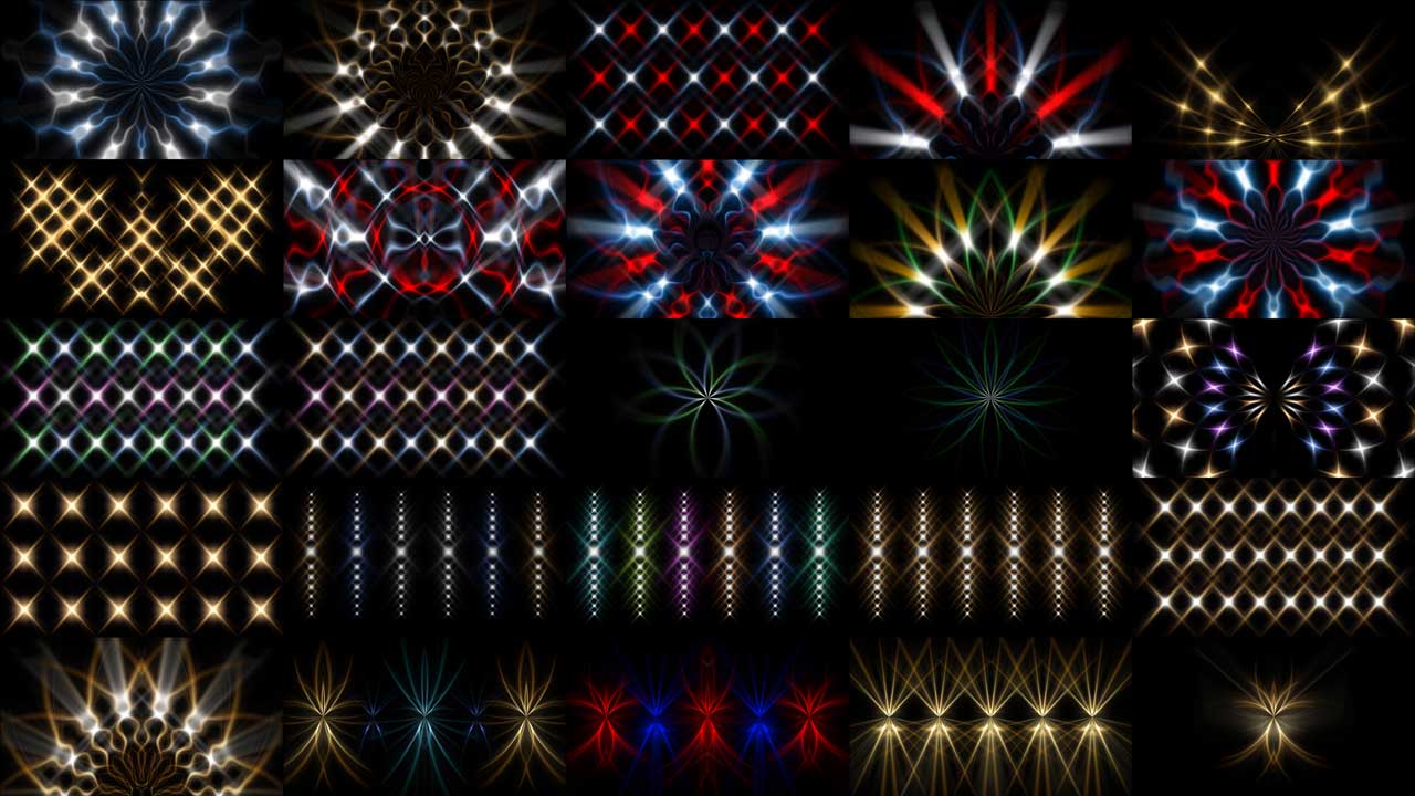 VJ Loops Pack Vol.91 – Shiny Patterns