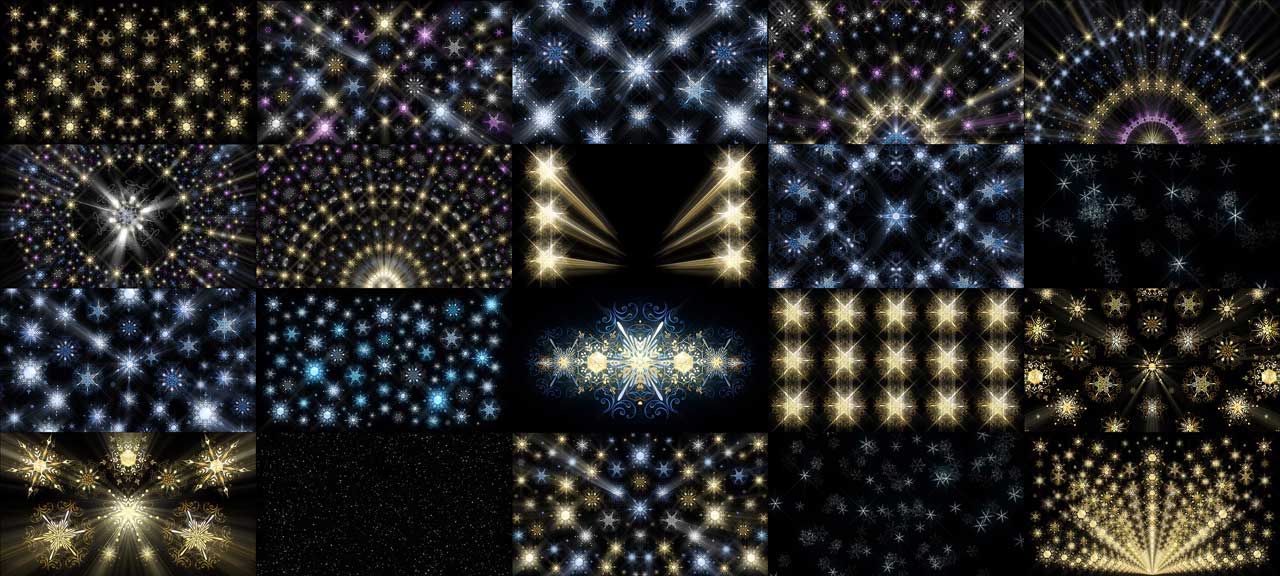 Snowflake VJ Loops – Winter Pack Vol.92