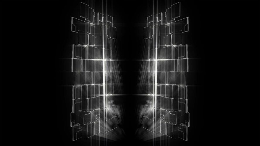 Black-Stage-White-Lines-Pattern-video-art-full-HD-VJ-Loop