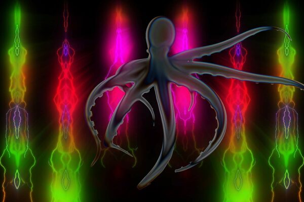 PSY Octopus VIdeo Art VJ Loop