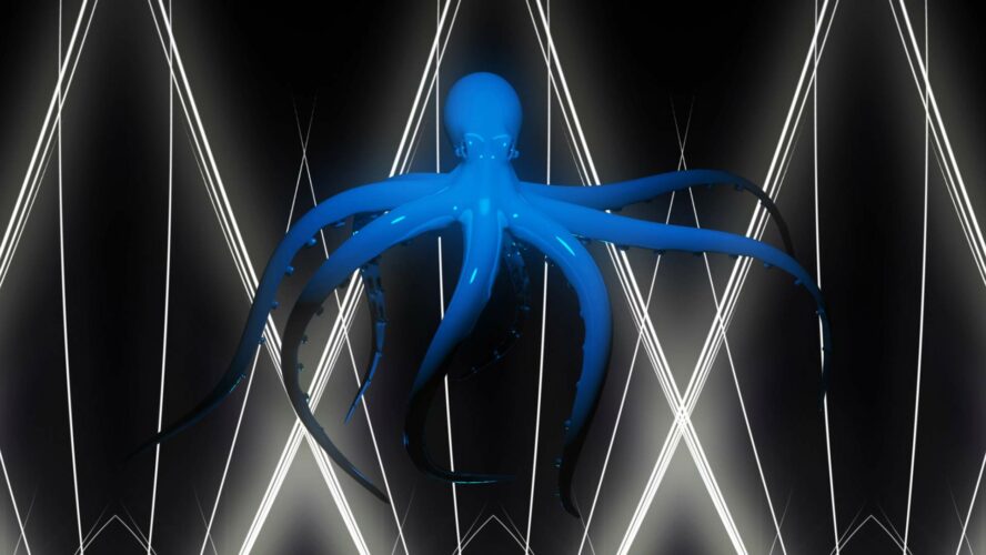 PSY Octopus VIdeo Art VJ Loop