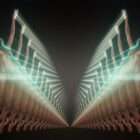 cyber female android woman 3d animation vj loop