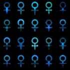 Venus sign motion background vj loop video