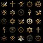 VJ Loops Pack Vol.100 - Golden Symbols