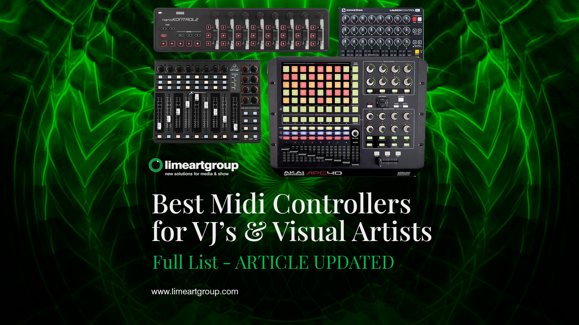 best midi controllers for video vjs vjing