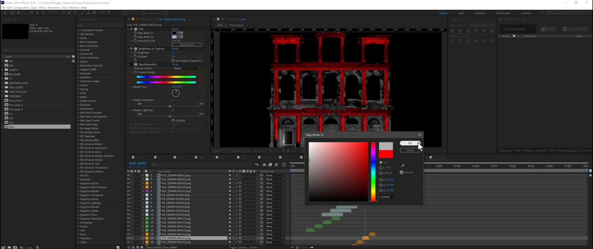 Happy Mapping Projection Mapping Course