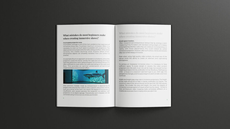 Immersive Projection Show Book, Guide, manual