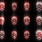 AI Skull Visuals Halloween VJ Loop