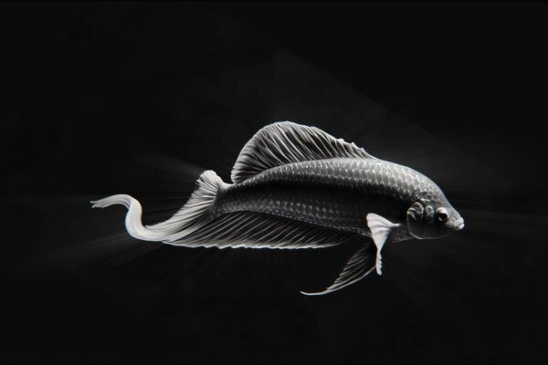 Hologram 3D Fish Video